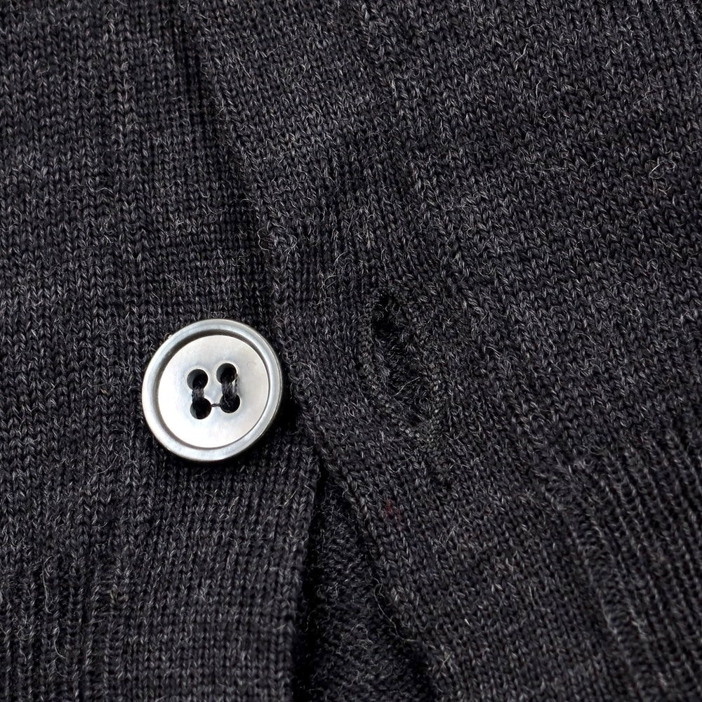[Used] ZANONE High Gauge Wool Knit Cardigan Dark Gray [Size 48] [GRY] [A/W] [Condition Rank A] [Men&