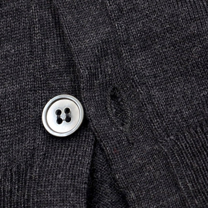 [Used] ZANONE High Gauge Wool Knit Cardigan Dark Gray [Size 48] [GRY] [A/W] [Condition Rank A] [Men&