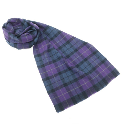 [Used] Franco Ferrari FRANCO FERRARI Wool Check Stole Navy x Purple [NVY] [A/W] [Condition Rank C] [Men&