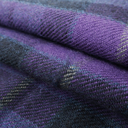 [Used] Franco Ferrari FRANCO FERRARI Wool Check Stole Navy x Purple [NVY] [A/W] [Condition Rank C] [Men&