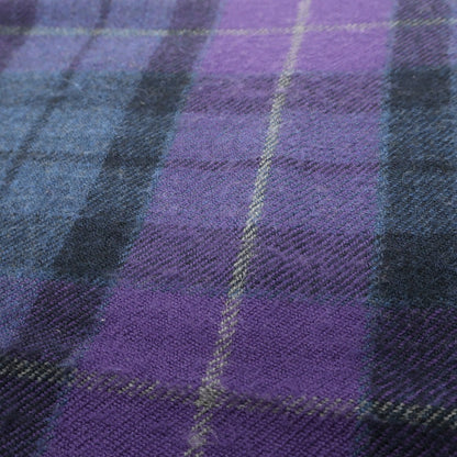 [Used] Franco Ferrari FRANCO FERRARI Wool Check Stole Navy x Purple [NVY] [A/W] [Condition Rank C] [Men&