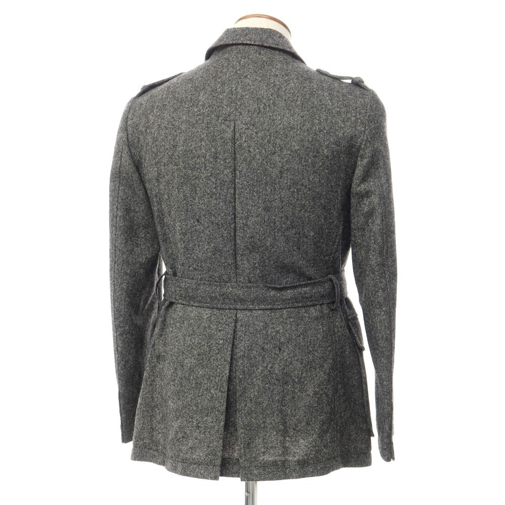 [New Outlet] TAGLIATORE PINO LERARIO Wool Military Jacket Blouson Gray [Size 46] [GRY] [A/W] [Condition Rank N-] [Men&