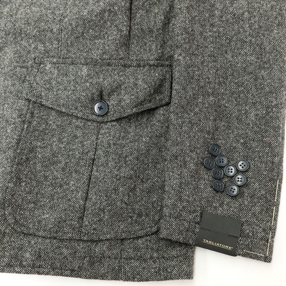 [New Outlet] TAGLIATORE PINO LERARIO Wool Military Jacket Blouson Gray [Size 46] [GRY] [A/W] [Condition Rank N-] [Men&