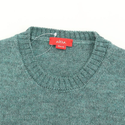 [Used] Altea Acrylic Alpaca Bicolor Crew Neck Knit Olive x Blue Green [Size S] [GRN] [A/W] [Condition Rank B] ​​[Men&