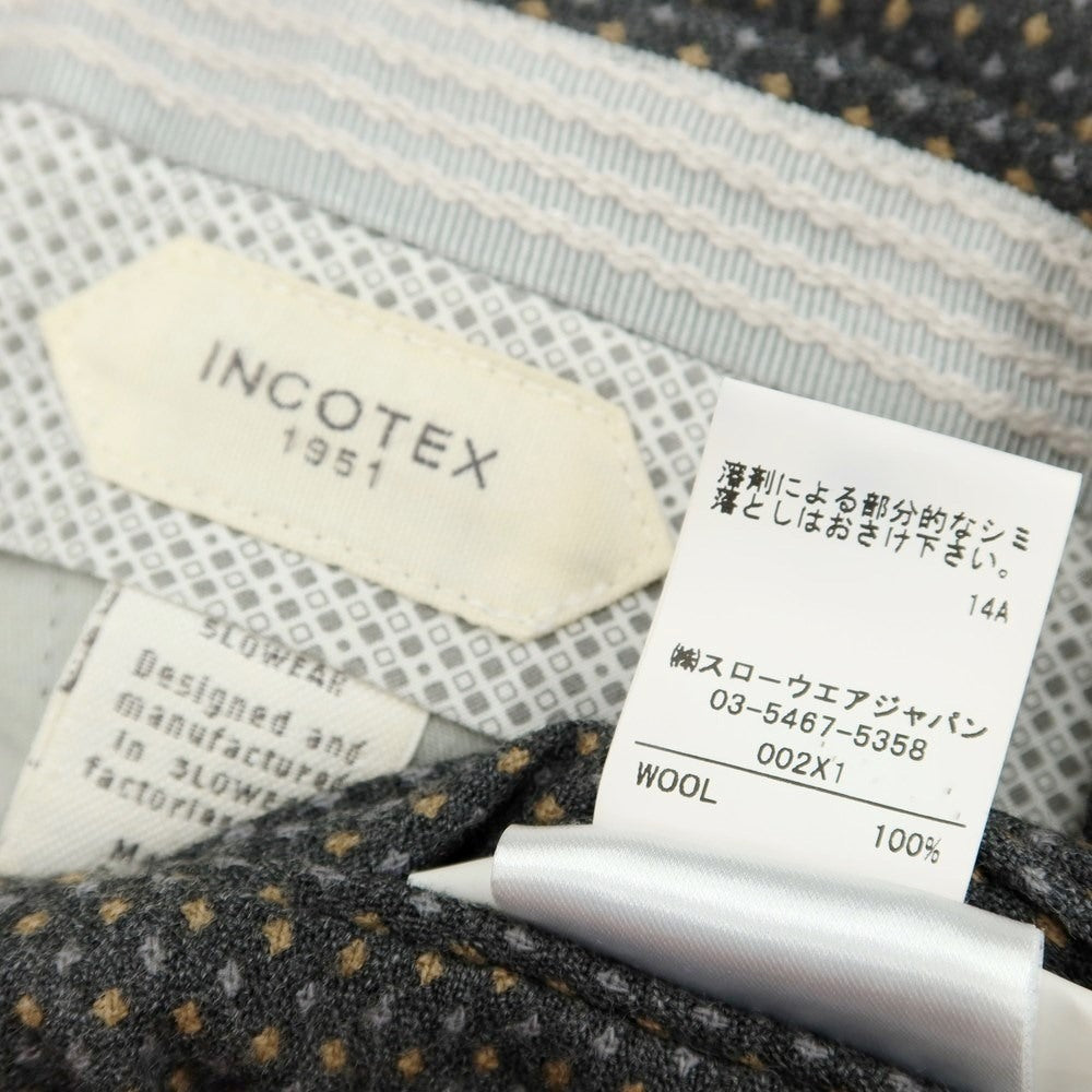 [Used] INCOTEX Casual Slacks Pants Gray x Beige [Size 44] [GRY] [A/W] [Condition Rank C] [Men&