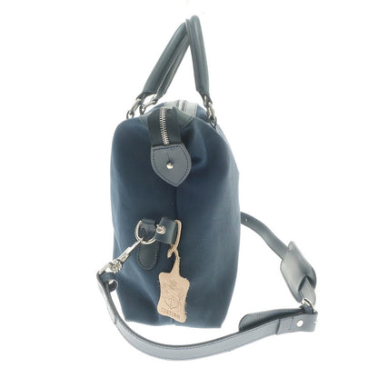 [Used] Tusting Canvas Leather 2-Way Briefcase Navy Blue [W47xH30xD12] [NVY] [S/S/A/W] [Condition Rank C] [Men&
