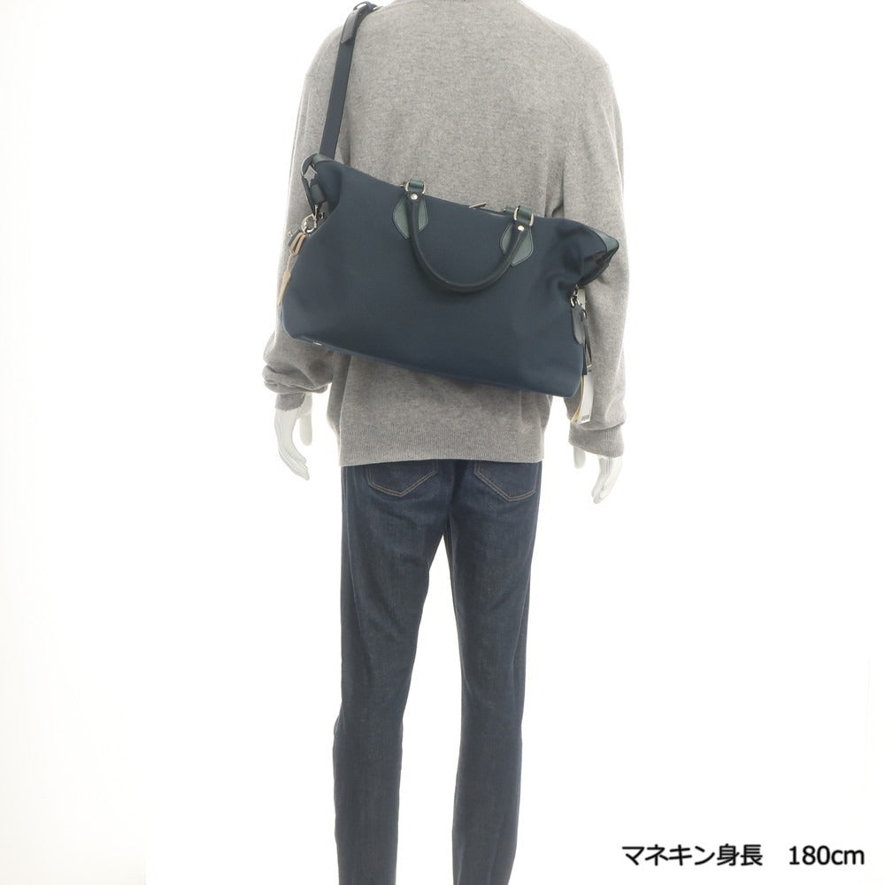 [Used] Tusting Canvas Leather 2-Way Briefcase Navy Blue [W47xH30xD12] [NVY] [S/S/A/W] [Condition Rank C] [Men&