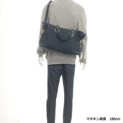 [Used] Tusting Canvas Leather 2-Way Briefcase Navy Blue [W47xH30xD12] [NVY] [S/S/A/W] [Condition Rank C] [Men&