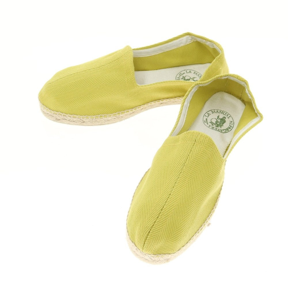 【新品】ラ マヌアル アルパルガテラ LA MANUAL ALPARGATERA エスパドリーユ
 イエロー【サイズ43】【YEL】【S/S】【状態ランクN】【メンズ】
【778782】 EPD
