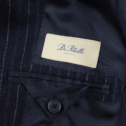 [Used] DE PETRILLO Wool Striped 3-Button Suit Navy [Size 44 Drop 7] [NVY] [A/W] [Condition Rank B] ​​[Men&