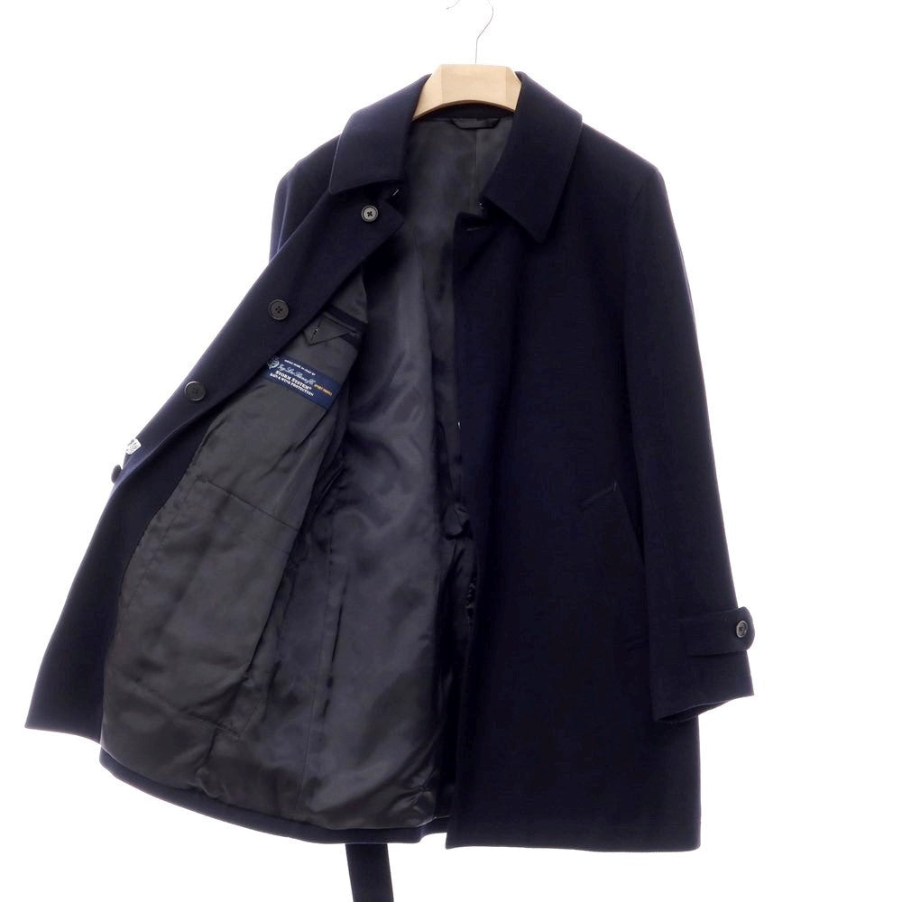 【中古】シップス SHIPS Loro Piana Stom System ステンカラーコート
 ネイビー【サイズM】【NVY】【A/W】【状態ランクB】【メンズ】
【778788】[CPD]