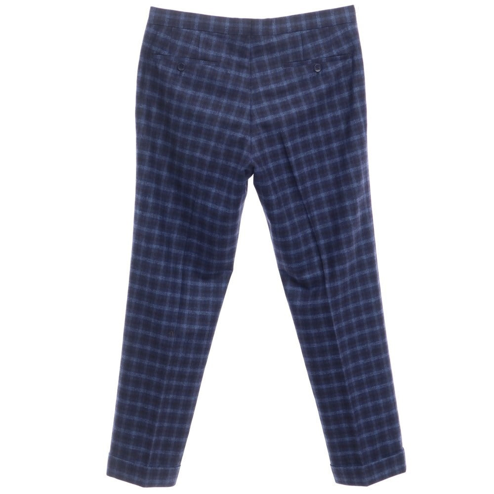 [Used] ROTA Wool Check Slacks Pants Navy x Blue [Size 51] [NVY] [A/W] [Condition Rank A] [Men&