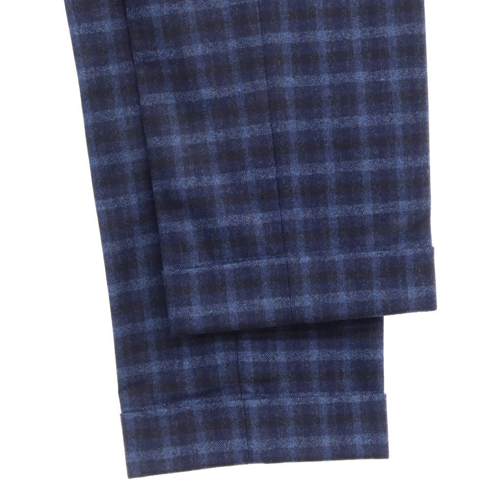 [Used] ROTA Wool Check Slacks Pants Navy x Blue [Size 51] [NVY] [A/W] [Condition Rank A] [Men&
