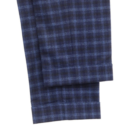 [Used] ROTA Wool Check Slacks Pants Navy x Blue [Size 51] [NVY] [A/W] [Condition Rank A] [Men&