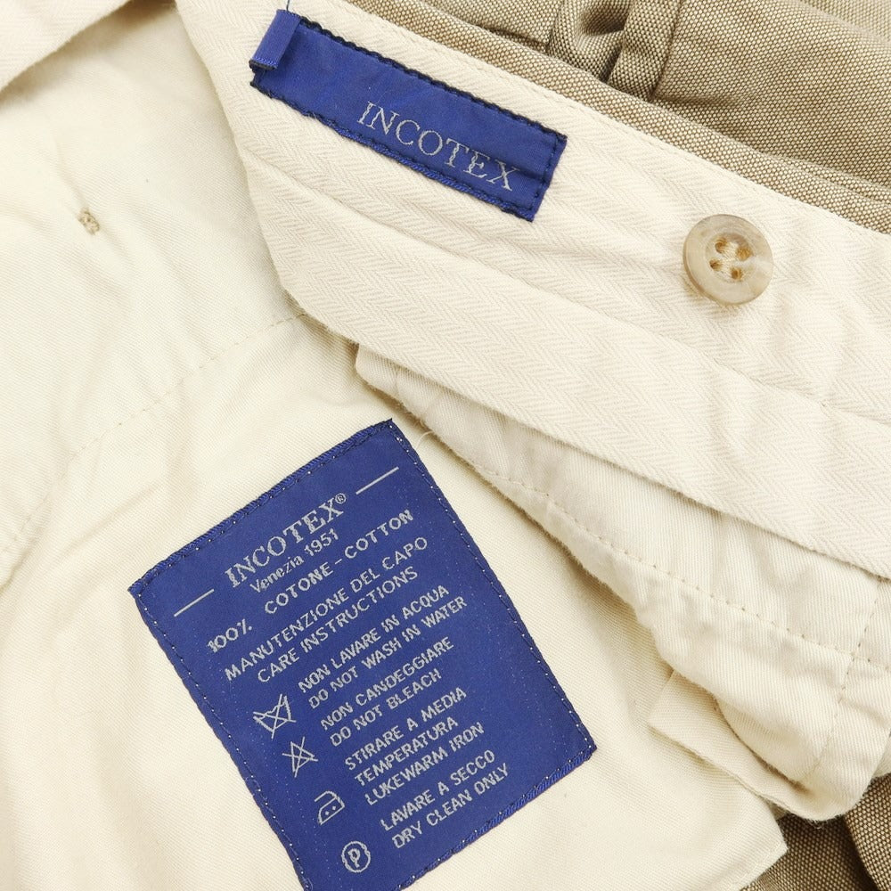 [Used] INCOTEX Cotton Casual Slacks Pants Beige [Size 42] [BEI] [S/S] [Condition Rank C] [Men&