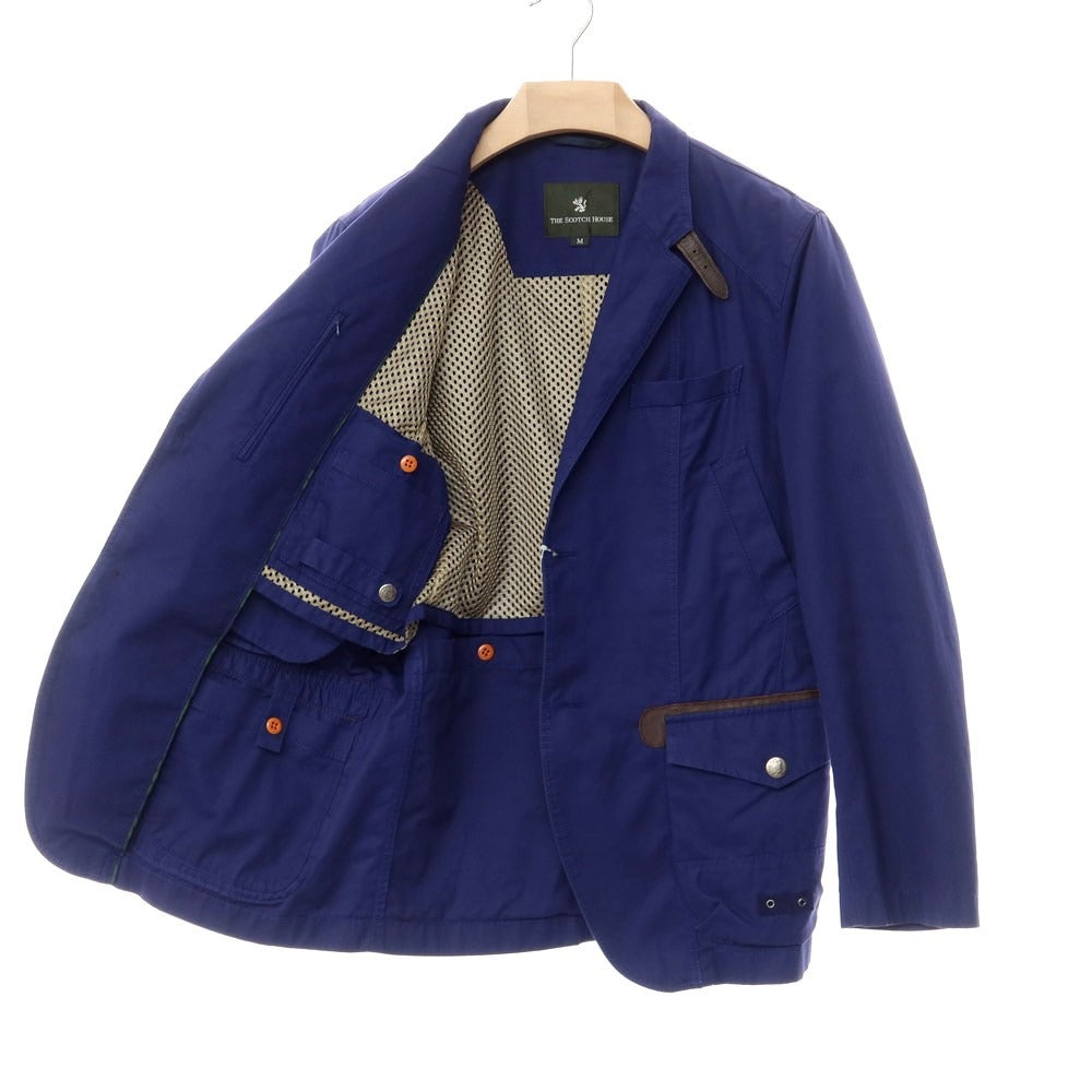 [Used] Scotch House Cotton Casual Jacket Blouson Light Navy [Size M] [NVY] [S/S] [Condition Rank B] ​​[Men&