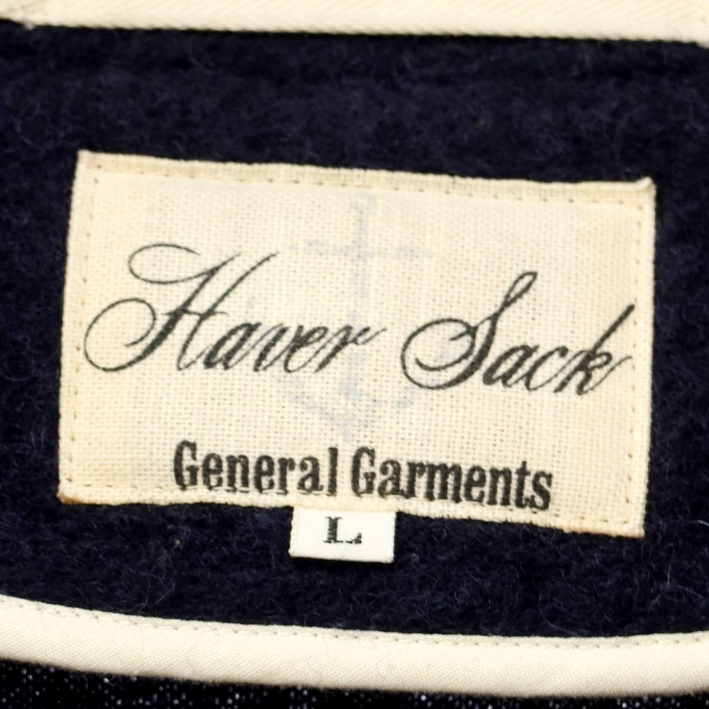 [Used] HAVERSACK Wool Jersey Chesterfield Coat Navy [Size L] [NVY] [A/W] [Condition Rank B] ​​[Men&