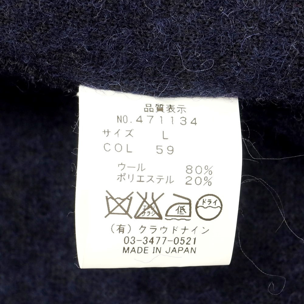 [Used] HAVERSACK Wool Jersey Chesterfield Coat Navy [Size L] [NVY] [A/W] [Condition Rank B] ​​[Men&
