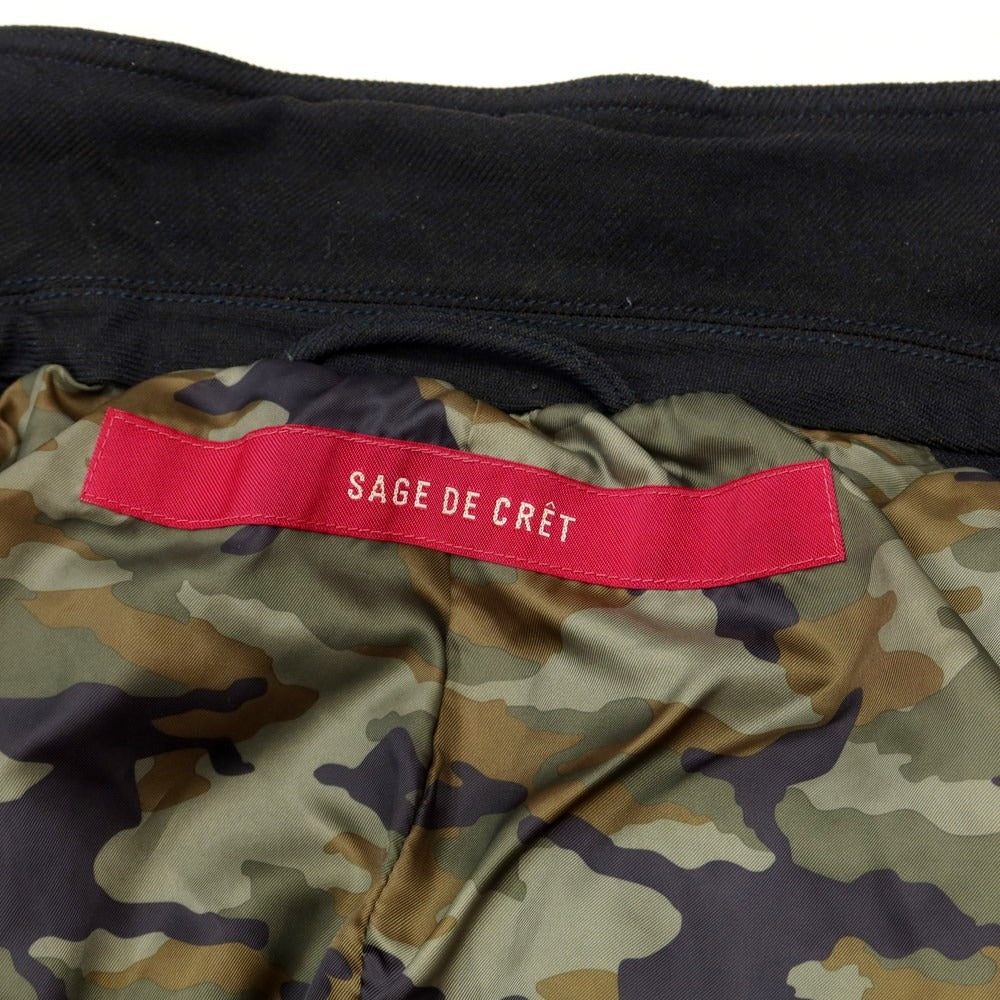 [Used] Sage de cret casual jacket
 Navy x Brown [Size S] [NVY] [S/S] [Condition Rank C] [Men&