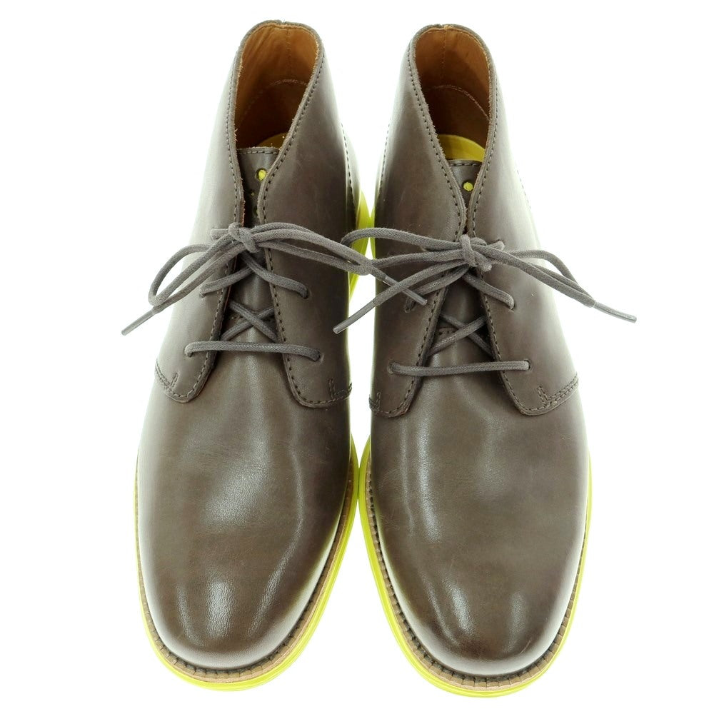 [Used] [Unused] Cole Haan COLE HAAN ORIGINALGRAND Leather Chukka Boots Sneakers Khaki x Yellow [Size 8M] [KAK] [S/S/A/W] [Condition Rank S] [Men&