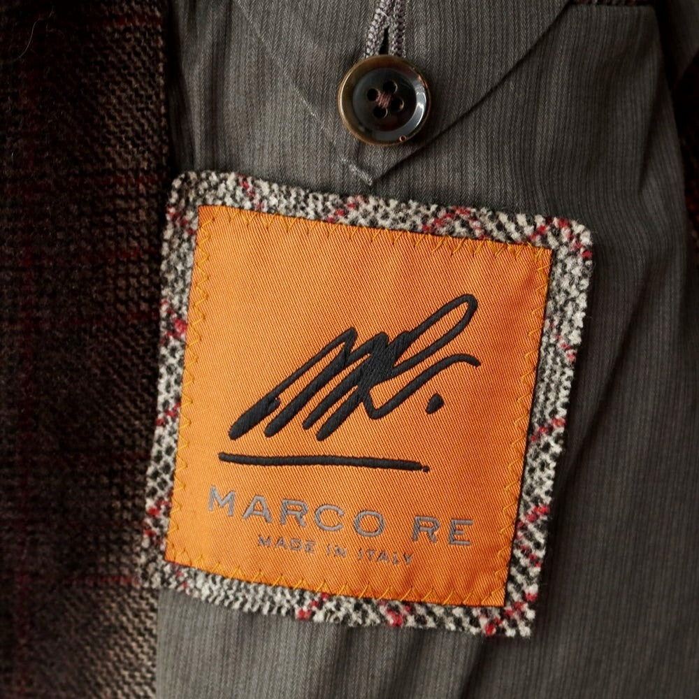 [Used] Marco re Wool cotton check Chesterfield coat Brown x red [Size 48] [BRW] [A/W] [Condition rank B] ​​[Men&