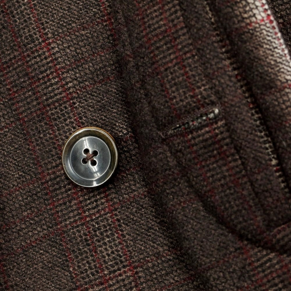 [Used] Marco re Wool cotton check Chesterfield coat Brown x red [Size 48] [BRW] [A/W] [Condition rank B] ​​[Men&