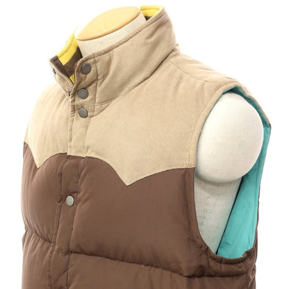 [Used] Columbia Polyester Down Vest Brown x Beige [Size S] [BRW] [A/W] [Condition Rank C] [Men&