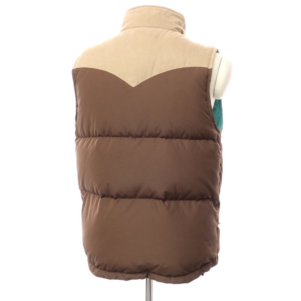 [Used] Columbia Polyester Down Vest Brown x Beige [Size S] [BRW] [A/W] [Condition Rank C] [Men&