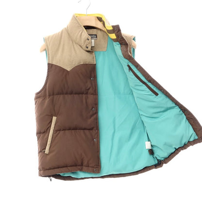 [Used] Columbia Polyester Down Vest Brown x Beige [Size S] [BRW] [A/W] [Condition Rank C] [Men&