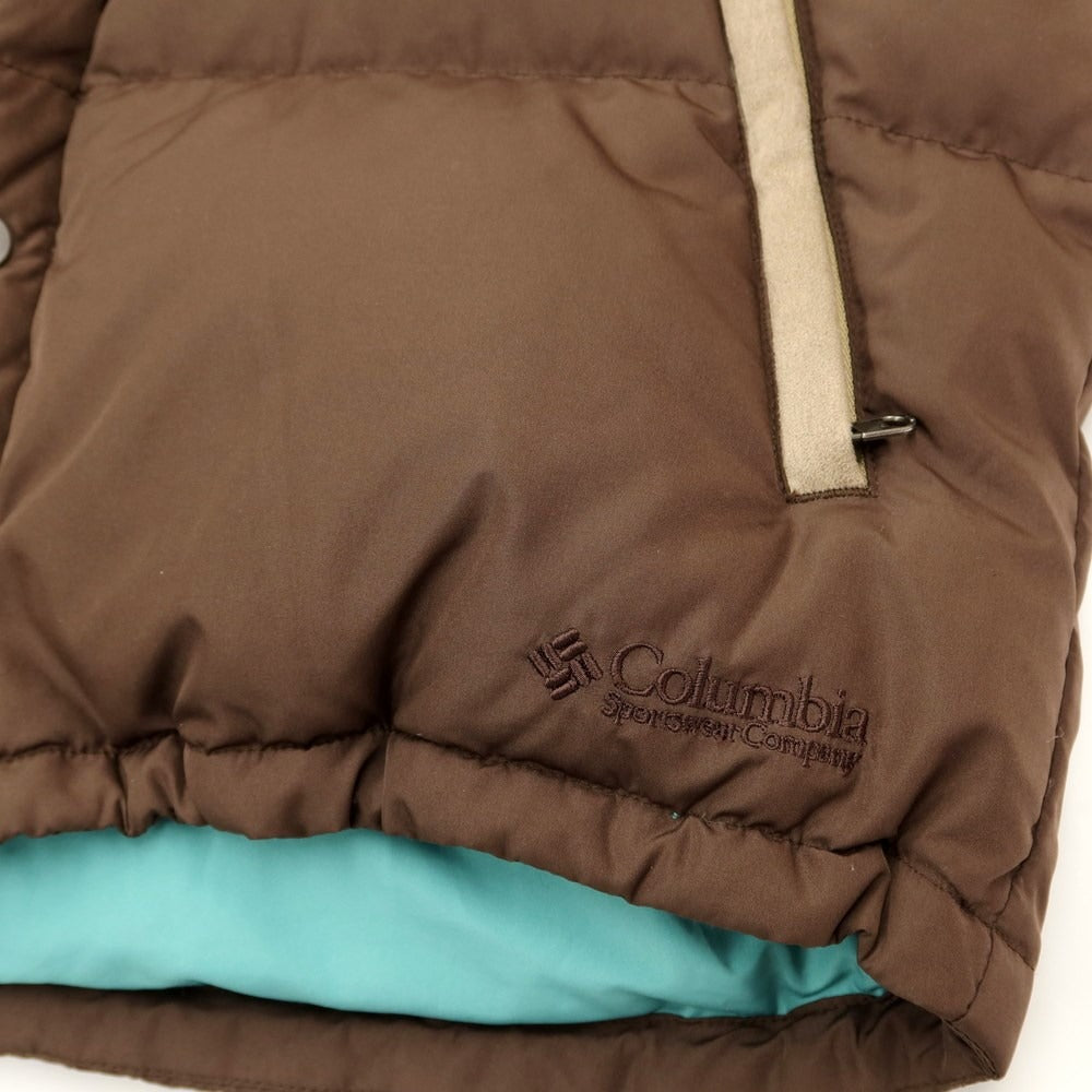 [Used] Columbia Polyester Down Vest Brown x Beige [Size S] [BRW] [A/W] [Condition Rank C] [Men&