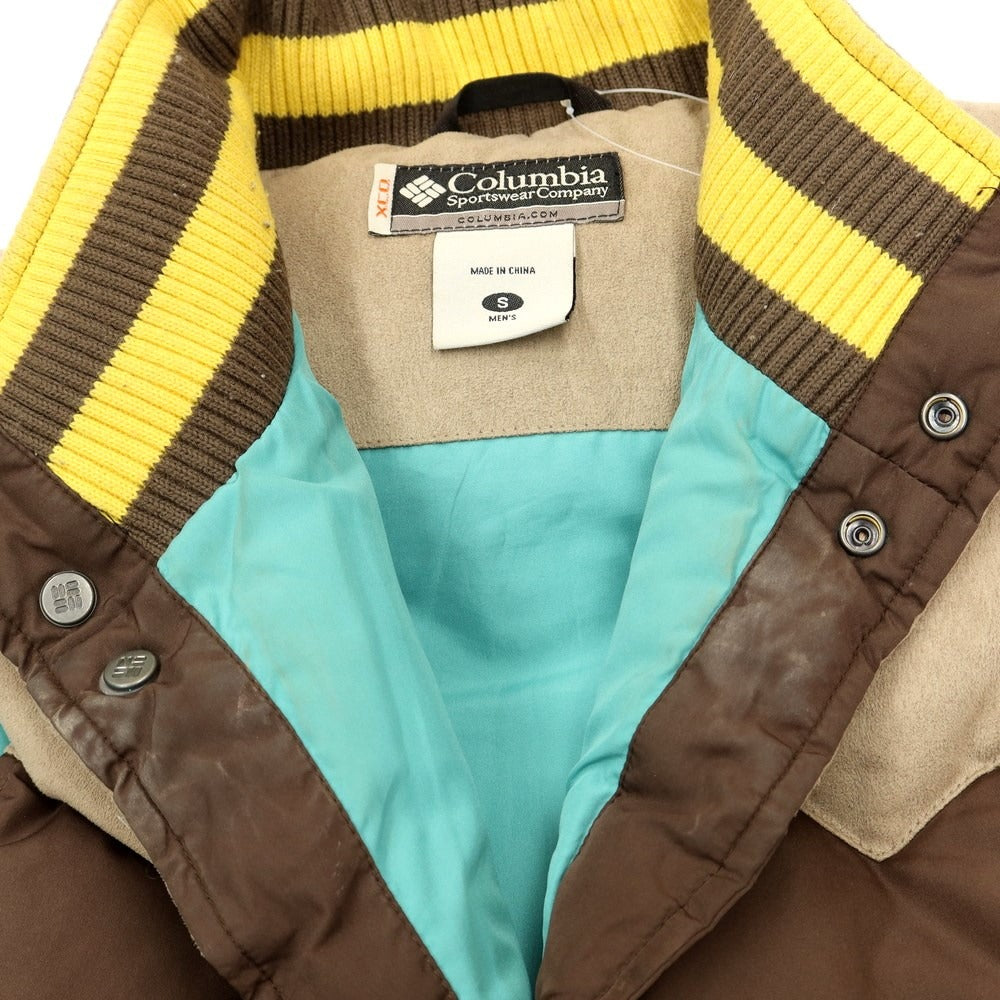 [Used] Columbia Polyester Down Vest Brown x Beige [Size S] [BRW] [A/W] [Condition Rank C] [Men&