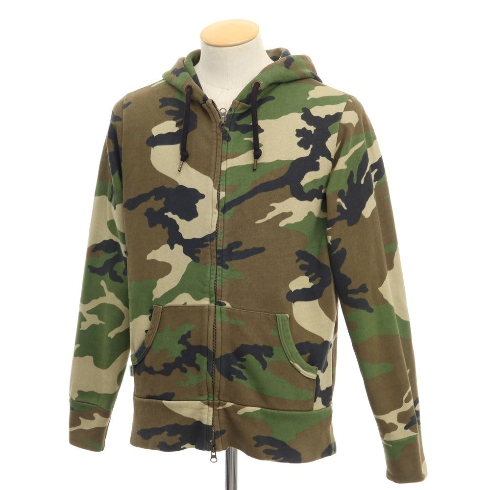 【中古】フランクリンマーシャル FRANKLIN&amp;MARSHALL パーカー
 オリーブxカーキ【サイズS】【KAK】【S/S/A/W】【状態ランクC】【メンズ】
【778785】 EPD