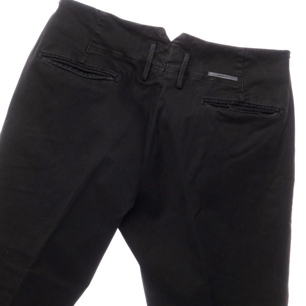 [Used] SIVIGLIA Cotton Casual Slacks Pants Black [Size 33] [BLK] [S/S] [Condition Rank B] ​​[Men&