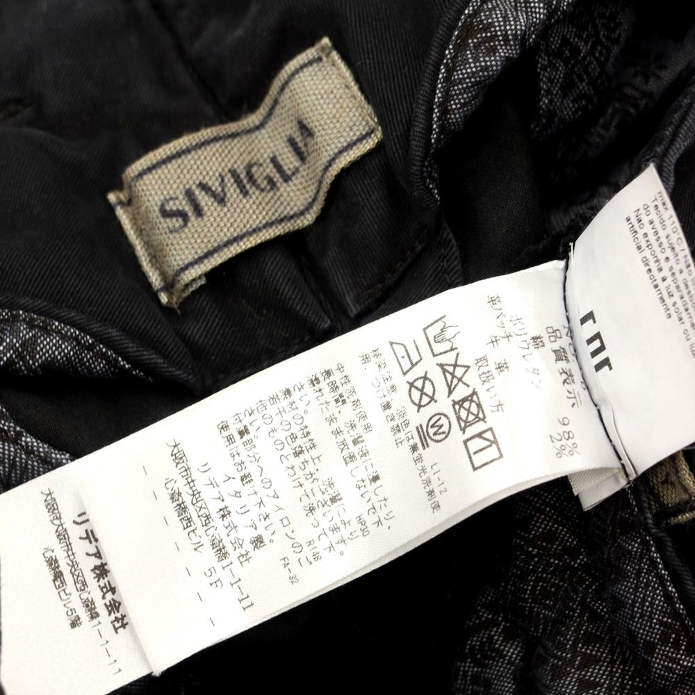 [Used] SIVIGLIA Cotton Casual Slacks Pants Black [Size 33] [BLK] [S/S] [Condition Rank B] ​​[Men&