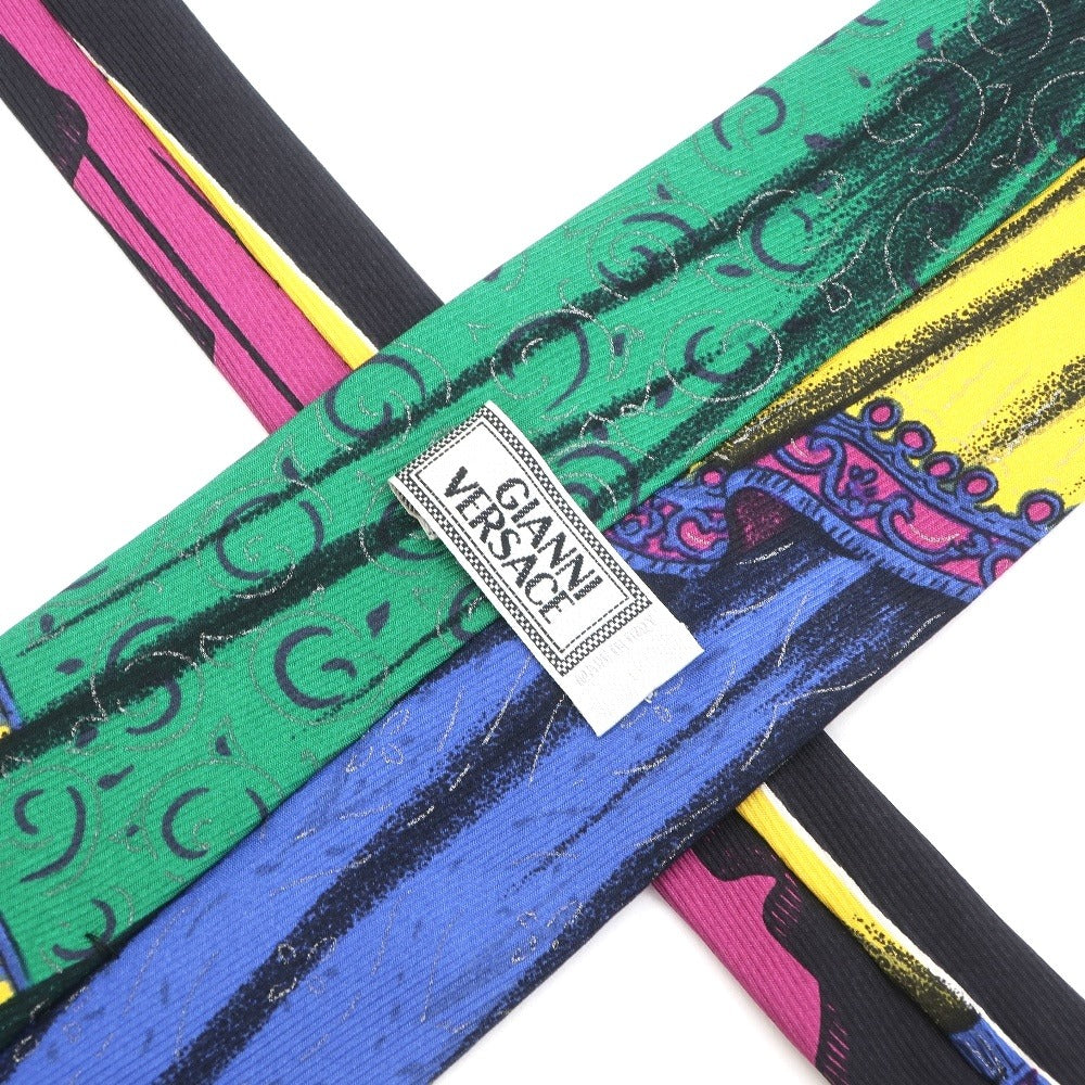 【中古】ジャンニ ヴェルサーチ Gianni Versace その他ネクタイ
 マルチカラー【MLT】【S/S/A/W】【状態ランクB】【メンズ】
【778790】 APD