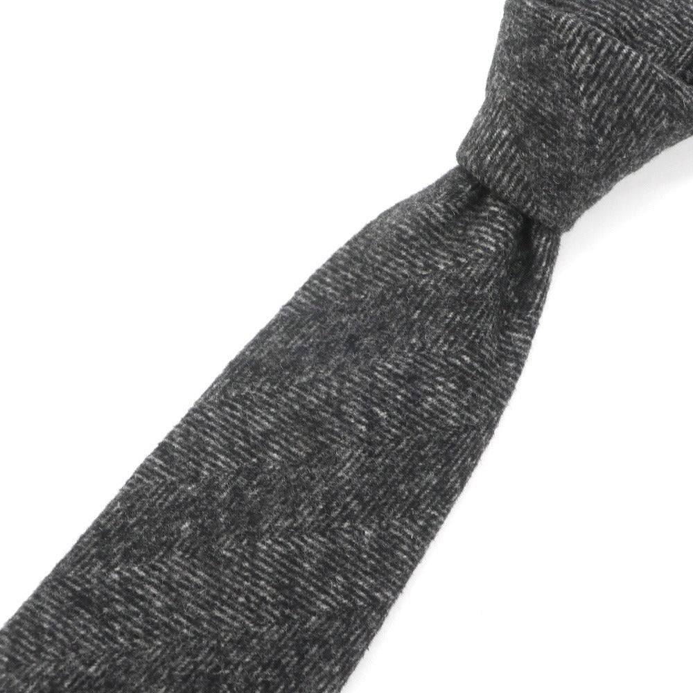 [Used] GIORGIO ARMANI plain tie
 Gray [GRY] [A/W] [Condition Rank B] ​​[Men&