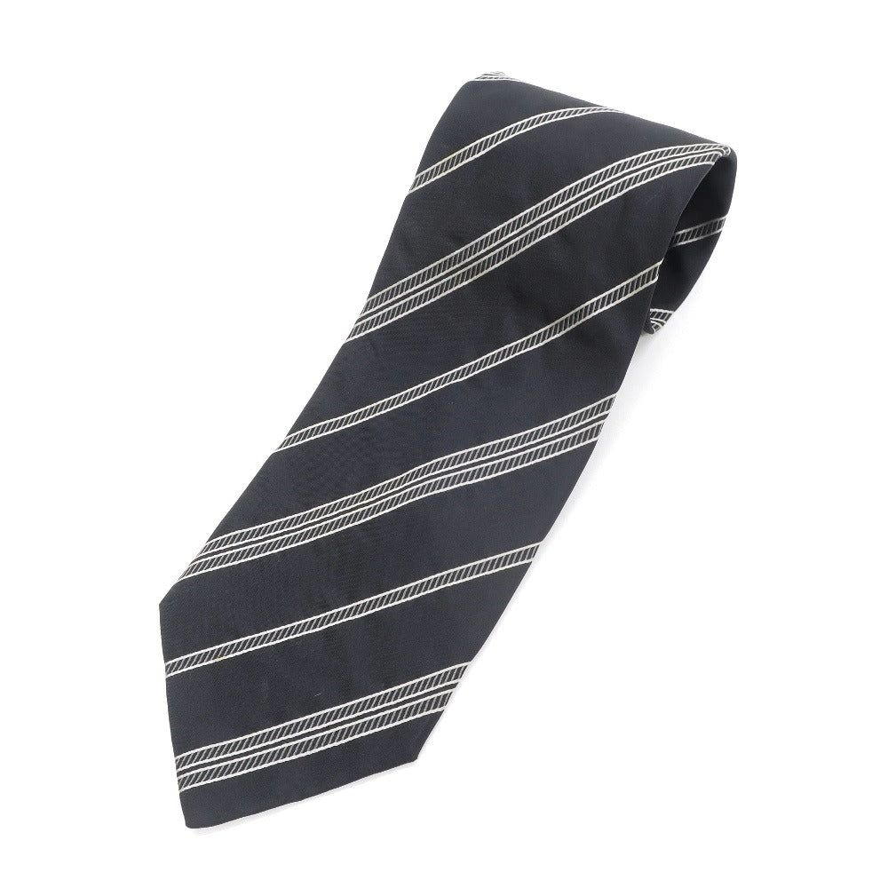 [Used] ARMANI COLLEZIONI striped tie
 Black [BLK] [S/S/A/W] [Condition Rank B] ​​[Men&