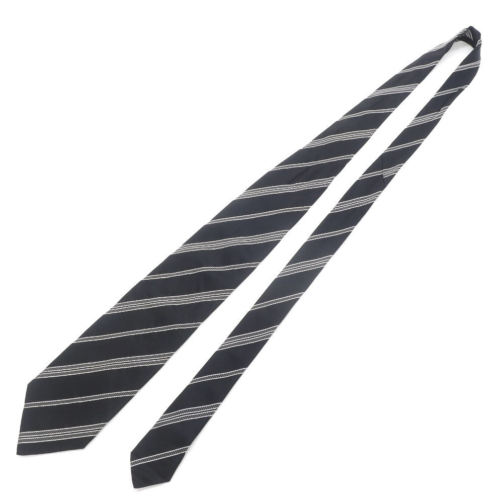 [Used] ARMANI COLLEZIONI striped tie
 Black [BLK] [S/S/A/W] [Condition Rank B] ​​[Men&