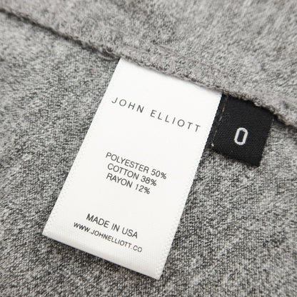 [Used] John Elliott polyester cotton short sleeve crew neck T-shirt gray [Size: 0] [GRY] [S/S] [Condition: B] [Men&