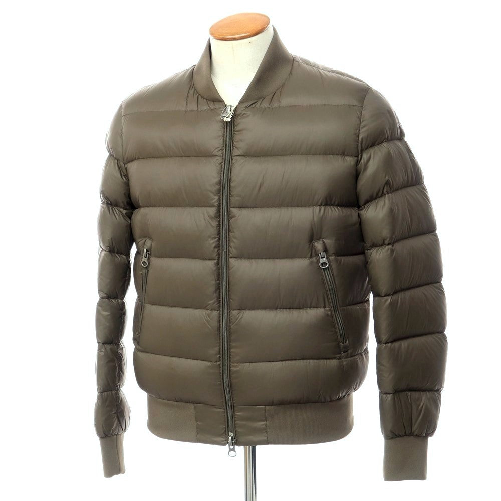 【中古】【未使用】313 トレウーノトレ 313・TREUNOTRE ナイロン ダウンジャケット オリーブ【サイズ48】【GRN】【A/W】【状態ランクS】【メンズ】【768893】 BPD