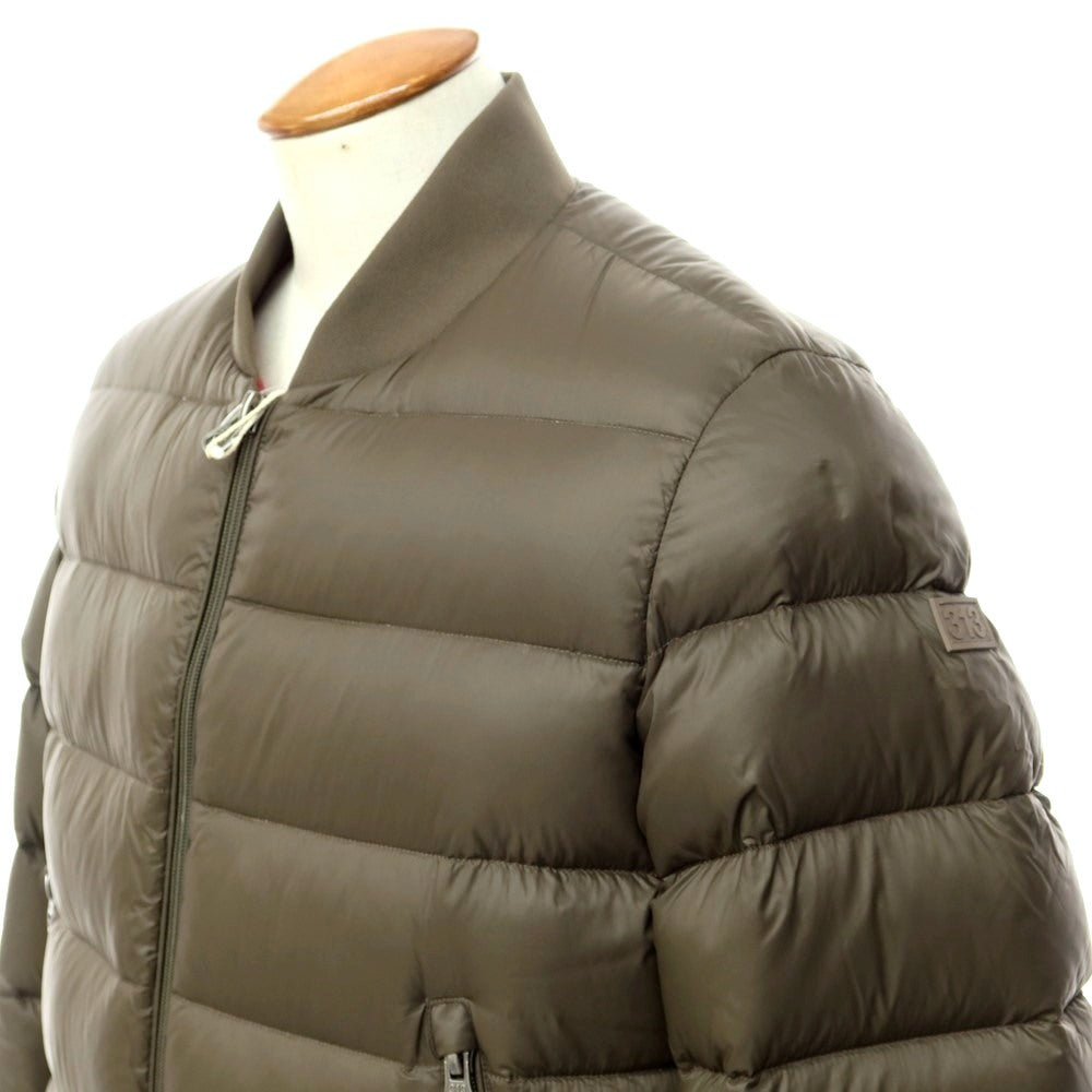 【中古】【未使用】313 トレウーノトレ 313・TREUNOTRE ナイロン ダウンジャケット オリーブ【サイズ48】【GRN】【A/W】【状態ランクS】【メンズ】【768893】 BPD