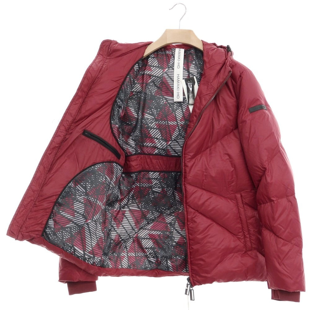 [Used] HAMAKI-HO Nylon Hooded Down Jacket Maroon [Size L] [RED] [A/W] [Condition Rank B] ​​[Men&