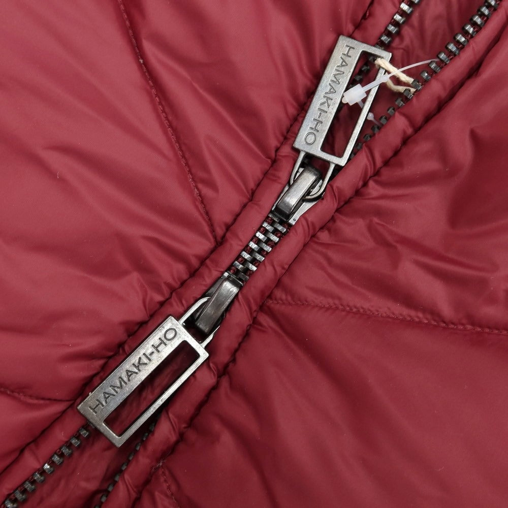 [Used] HAMAKI-HO Nylon Hooded Down Jacket Maroon [Size L] [RED] [A/W] [Condition Rank B] ​​[Men&