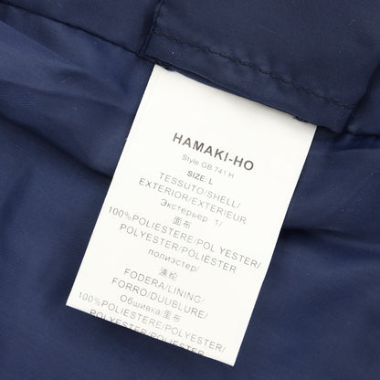 [Used] [Unused] HAMAKI-HO polyester padded blouson black x blue green [Size L] [BLK] [A/W] [Condition rank S] [Men&