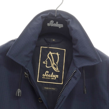 [New] Sealup Polyester Zip-up Balmac Coat Navy [Size 50] [NVY] [S/S] [Condition Rank N] [Men&