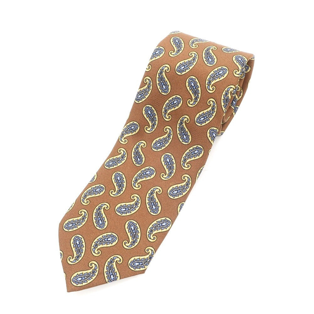 [New] GIERRE Paisley pattern tie
 Light brown [BRW] [S/S/A/W] [Condition rank N] [Men&