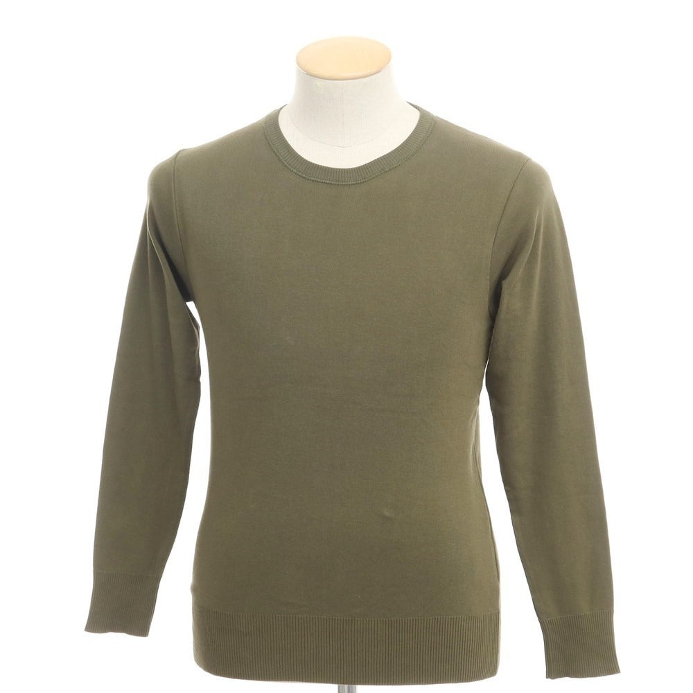 【中古】ジチピ GICIPI コットン クルーネック ニット オリーブ【サイズ3】【GRN】【S/S】【状態ランクB】【メンズ】【768893】 DPD