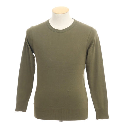 [Used] GICIPI Cotton Crew Neck Knit Olive [Size 3] [GRN] [S/S] [Condition Rank B] ​​[Men&