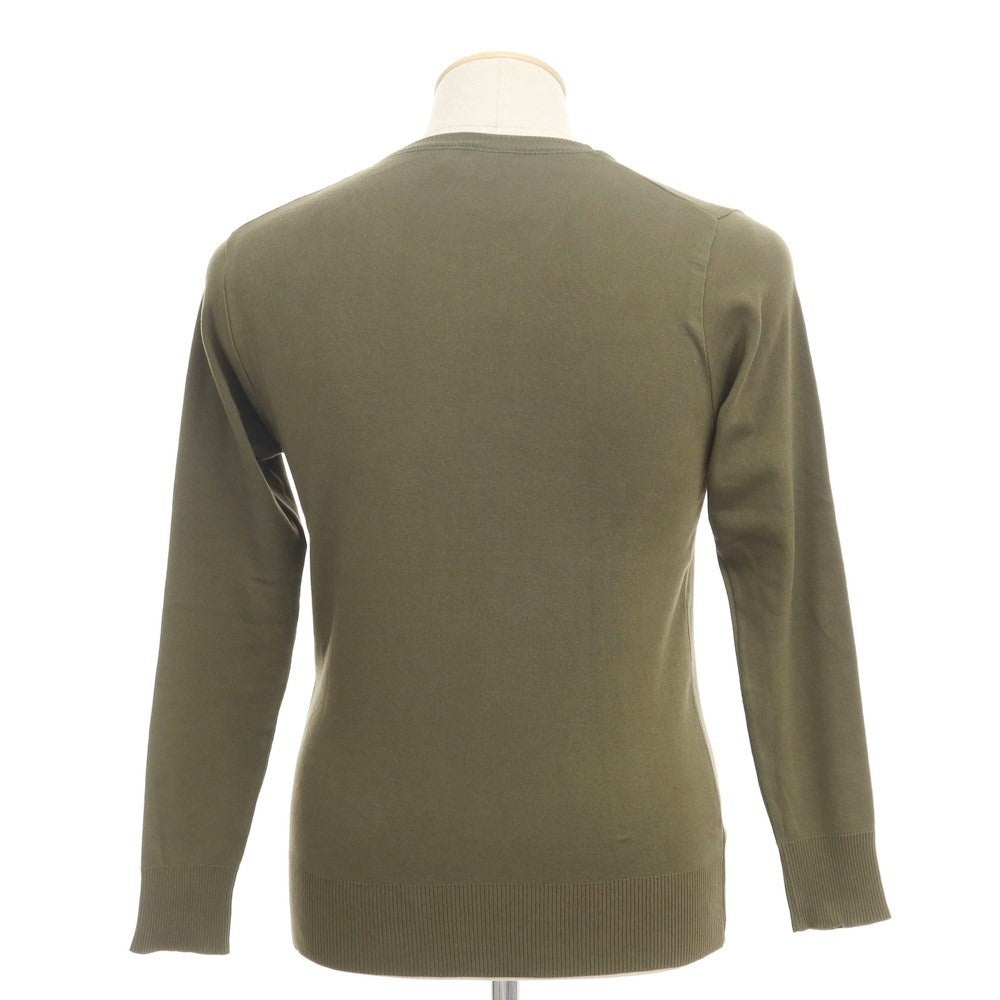 【中古】ジチピ GICIPI コットン クルーネック ニット オリーブ【サイズ3】【GRN】【S/S】【状態ランクB】【メンズ】【768893】 DPD