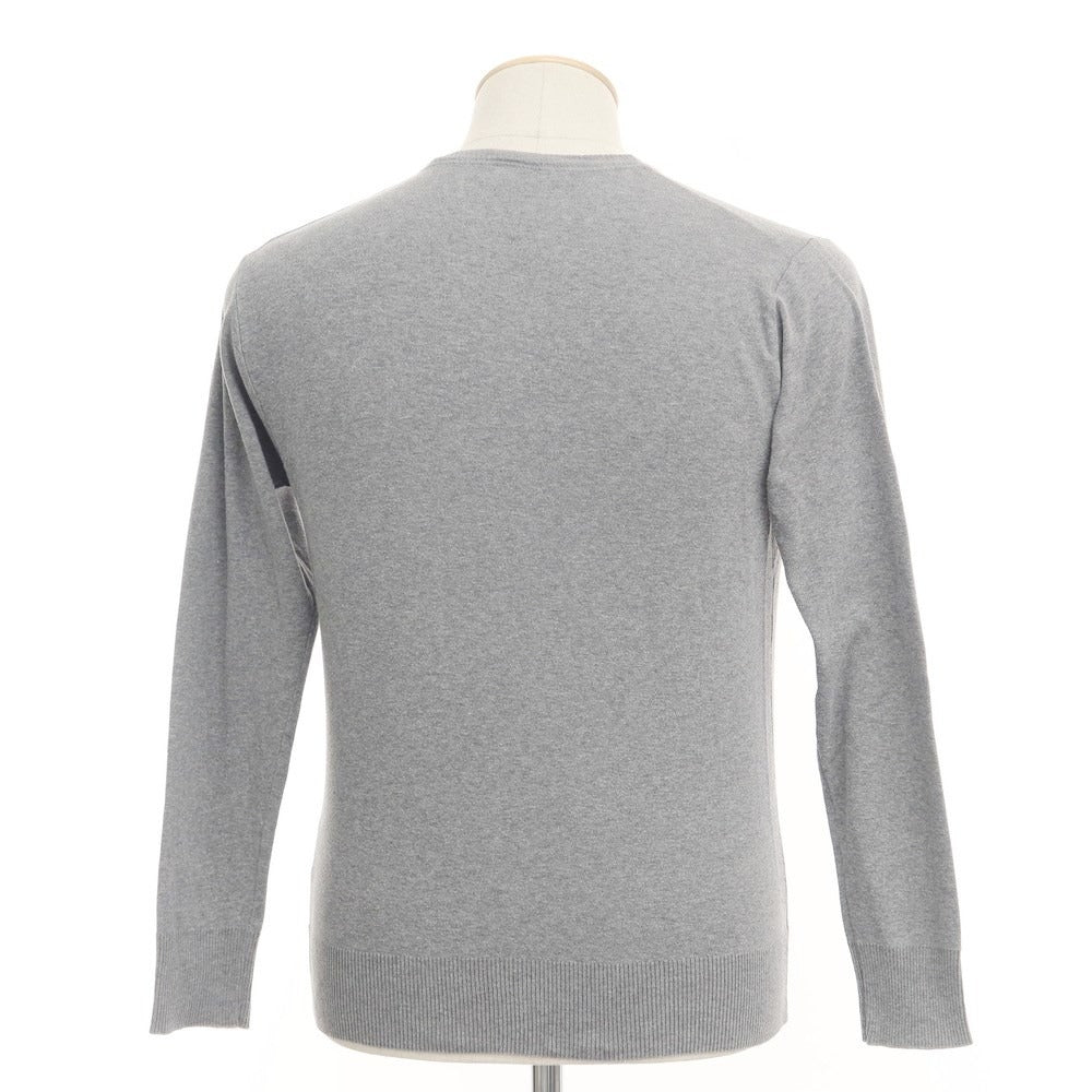 [Used] GICIPI Cotton Crew Neck Knit Grey [Size 3] [GRY] [S/S] [Condition Rank C] [Men&